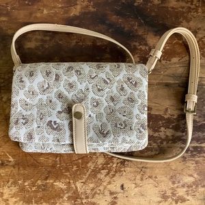 Anthropologie Carlin Leopard Crossbody Bag